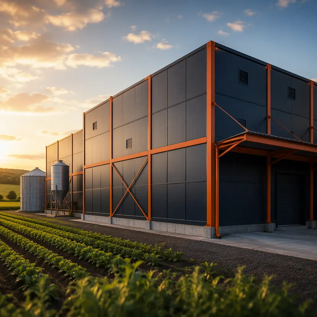 Modular Agricultural Buildings &mdash; Prefab Farm & Food Processing Facilities 40% Faster