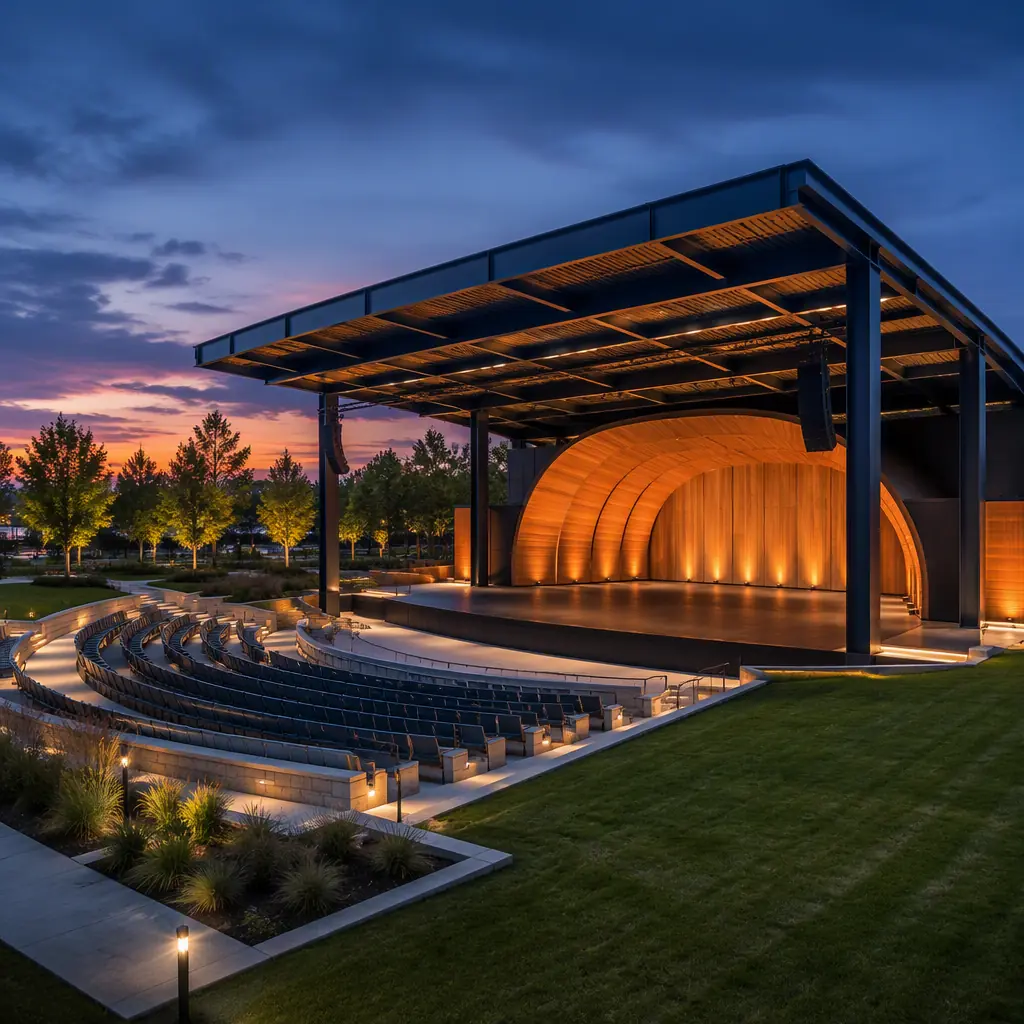 Modular Concert Venues & Amphitheaters — Factory-Built…