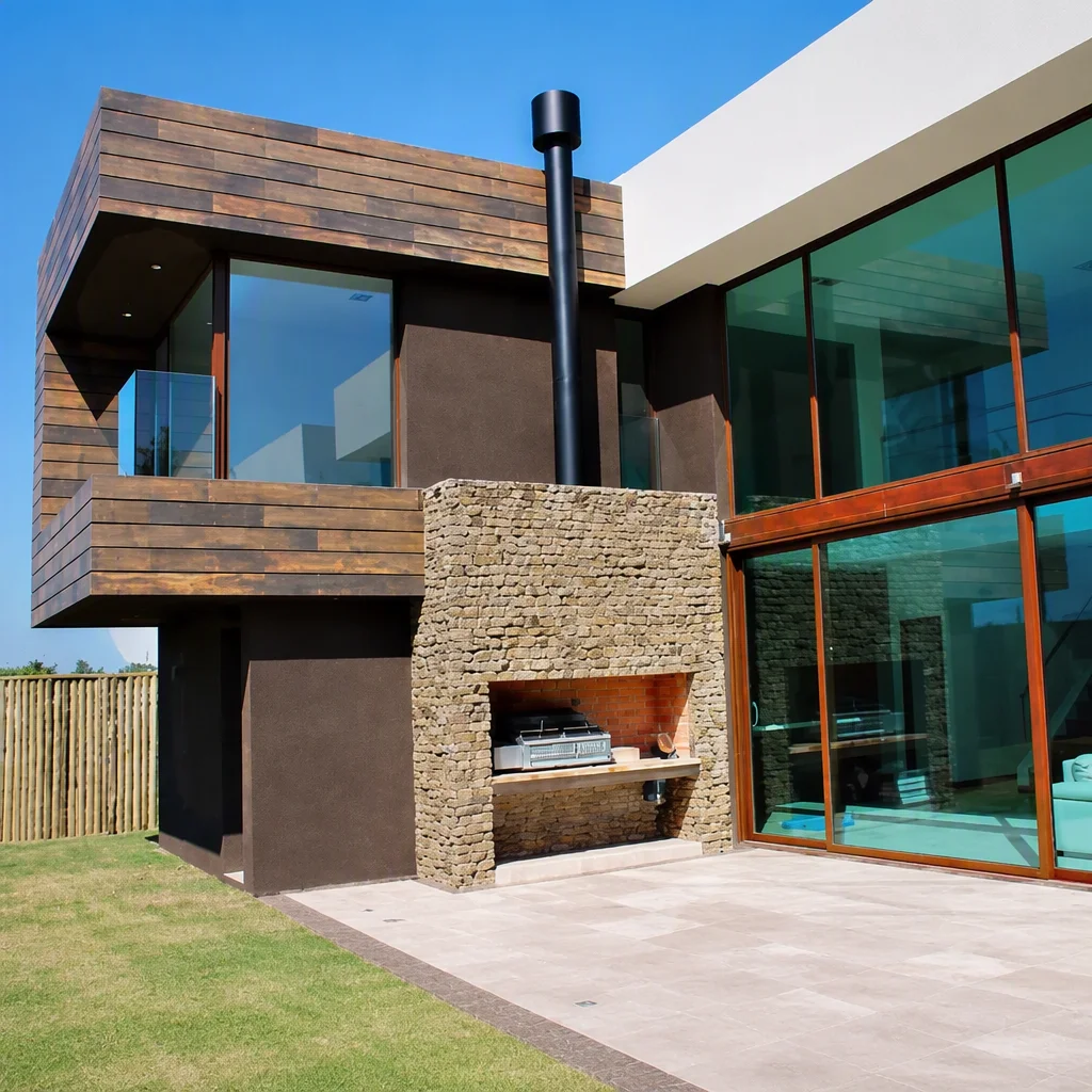 Bazzurro House - Glazed corner living space