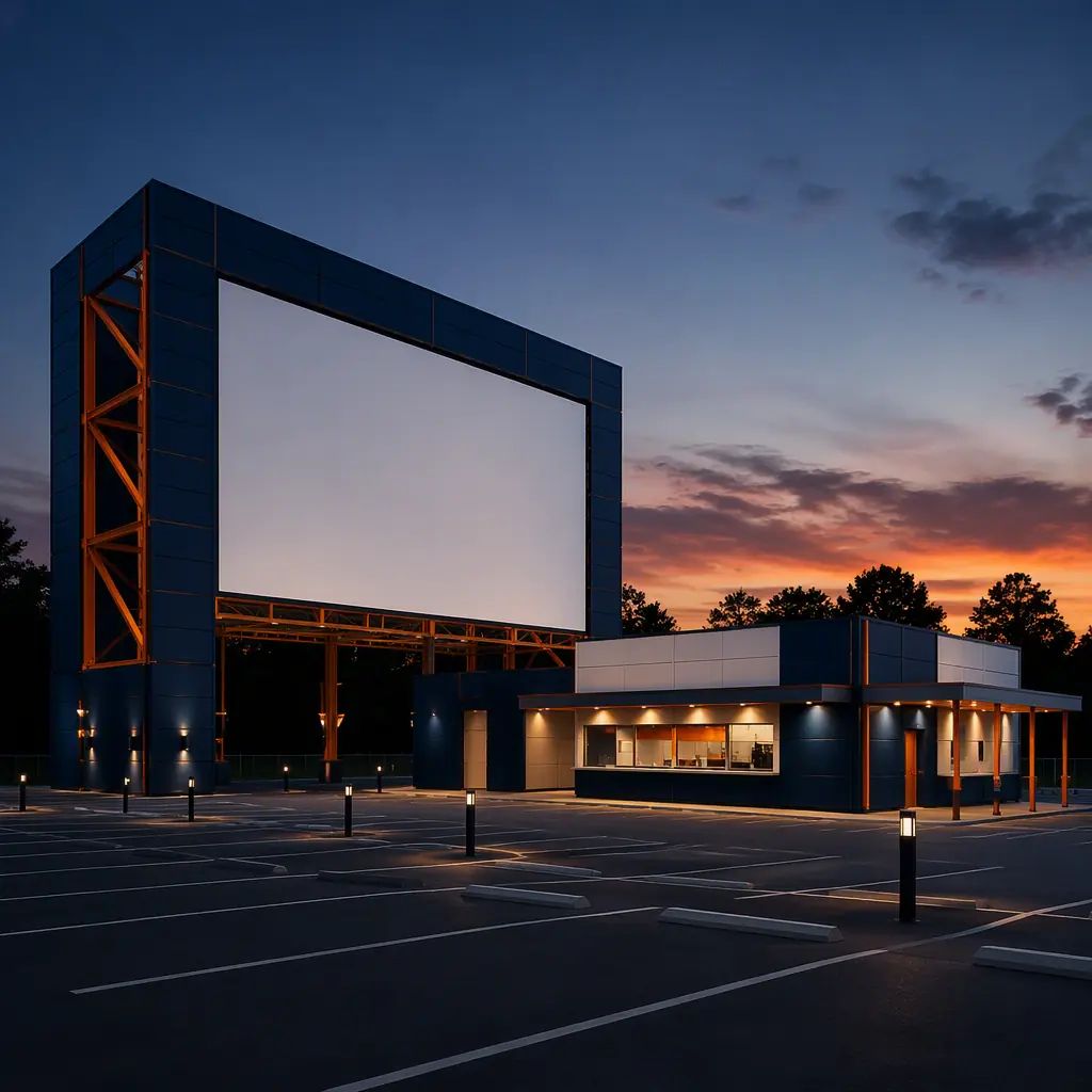 Modular Drive-In Theater Construction — Factory-Built…