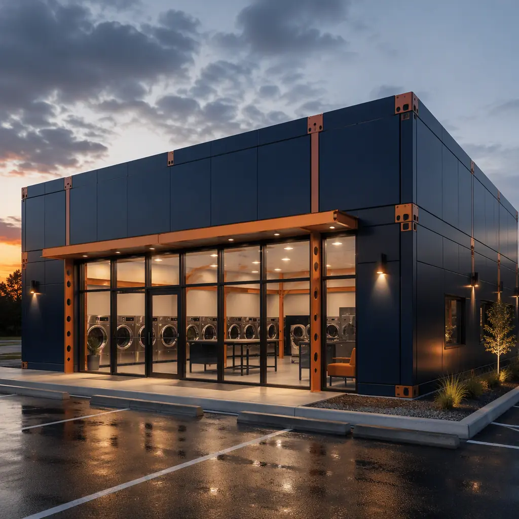 Modular Laundromats & Commercial Laundry Facilities