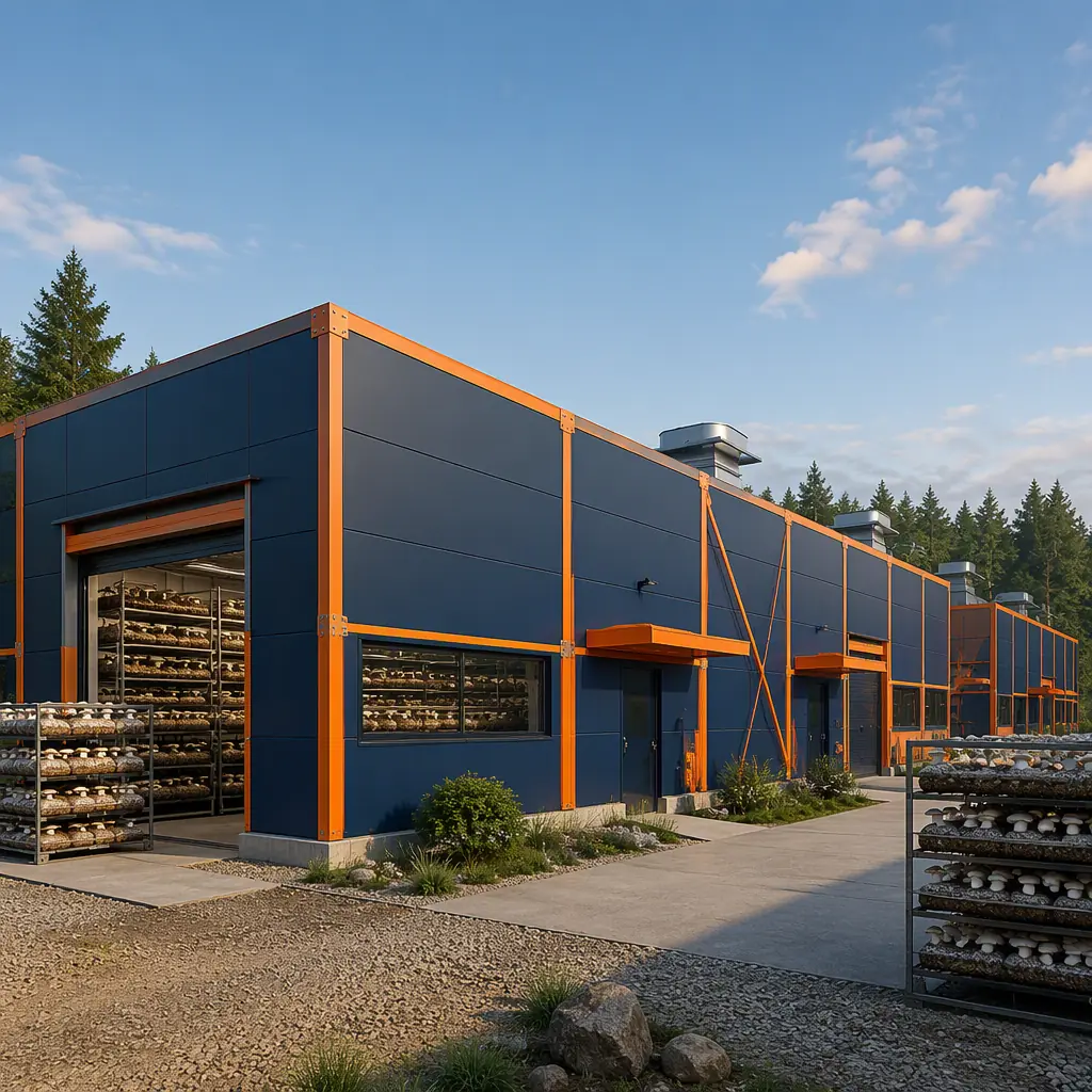 Modular Mushroom Farm Construction — Climate-Controlled…