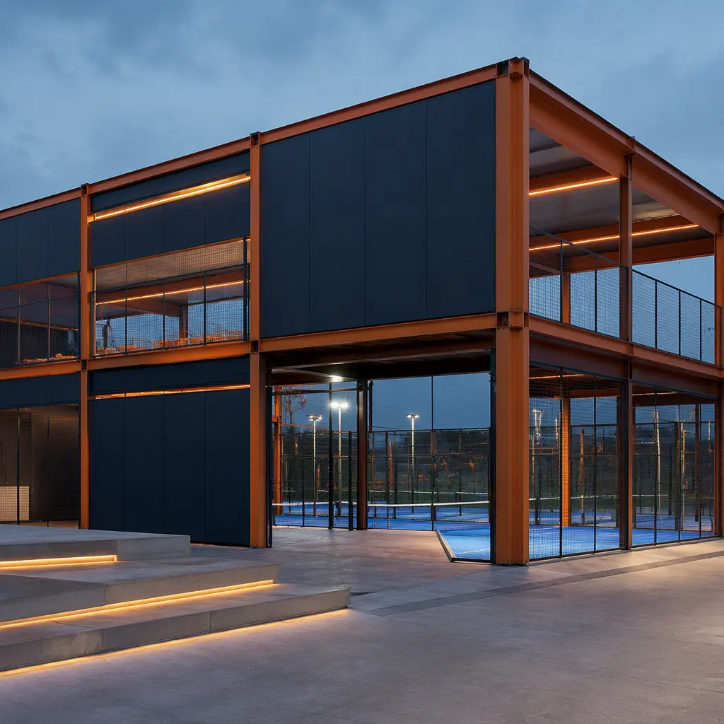 Modular Padel Court Construction — Factory-Built Clubs &