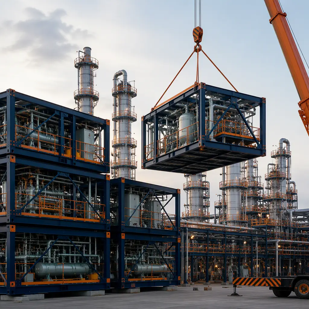 Modular Petrochemical & Oil-Gas Processing Facilities