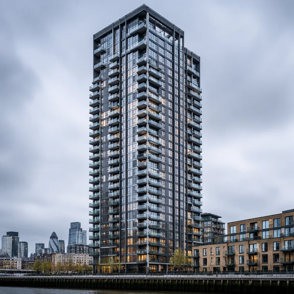 The Assembly &mdash; 26-storey modular residential tower in London, UK