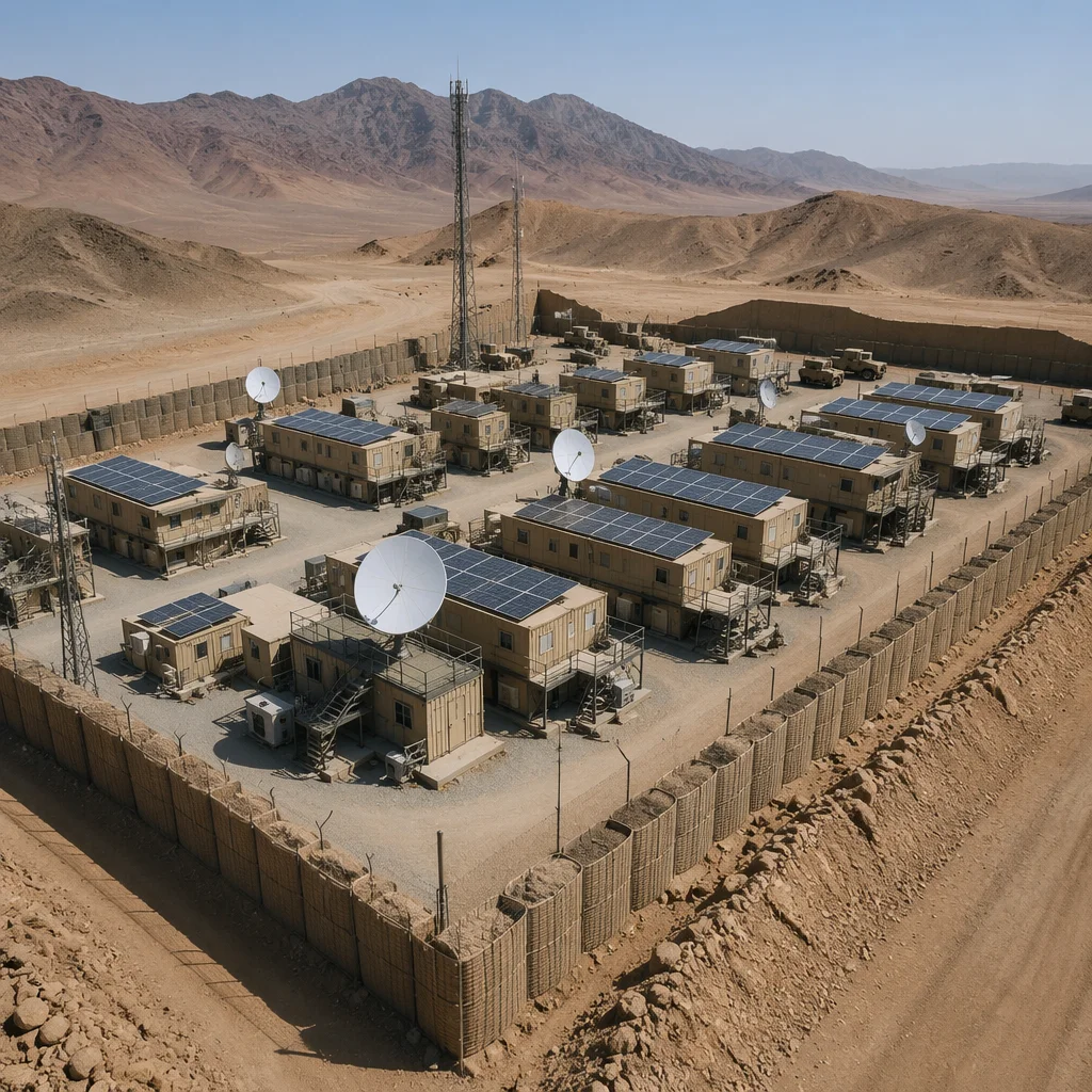 Camp Phoenix Barracks &mdash; 600-person modular military facility in the Middle East